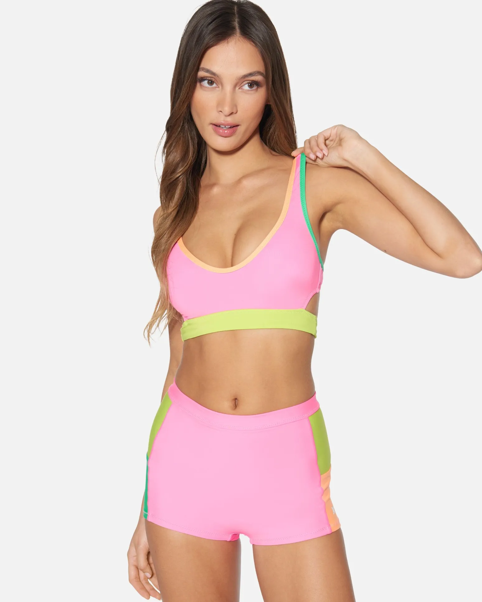 Women Hurley Boardshorts*Around The Block Retro Swim Short