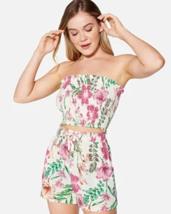 Women Hurley Tops & T-Shirts*BOTANIC TUBE TOP