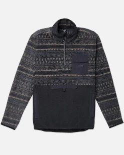 Hurley Hoodies & Fleece*Burrito Sherpa Track 1/4 Zip
