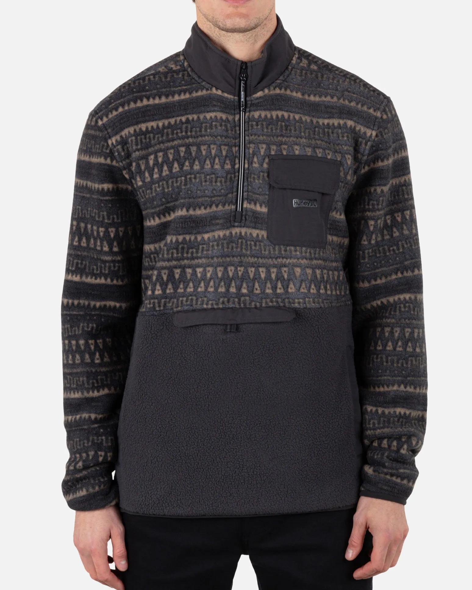 Hurley Hoodies & Fleece*Burrito Sherpa Track 1/4 Zip