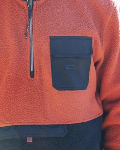 Hurley Hoodies & Fleece*Burrito Sherpa Track 1/4 Zip