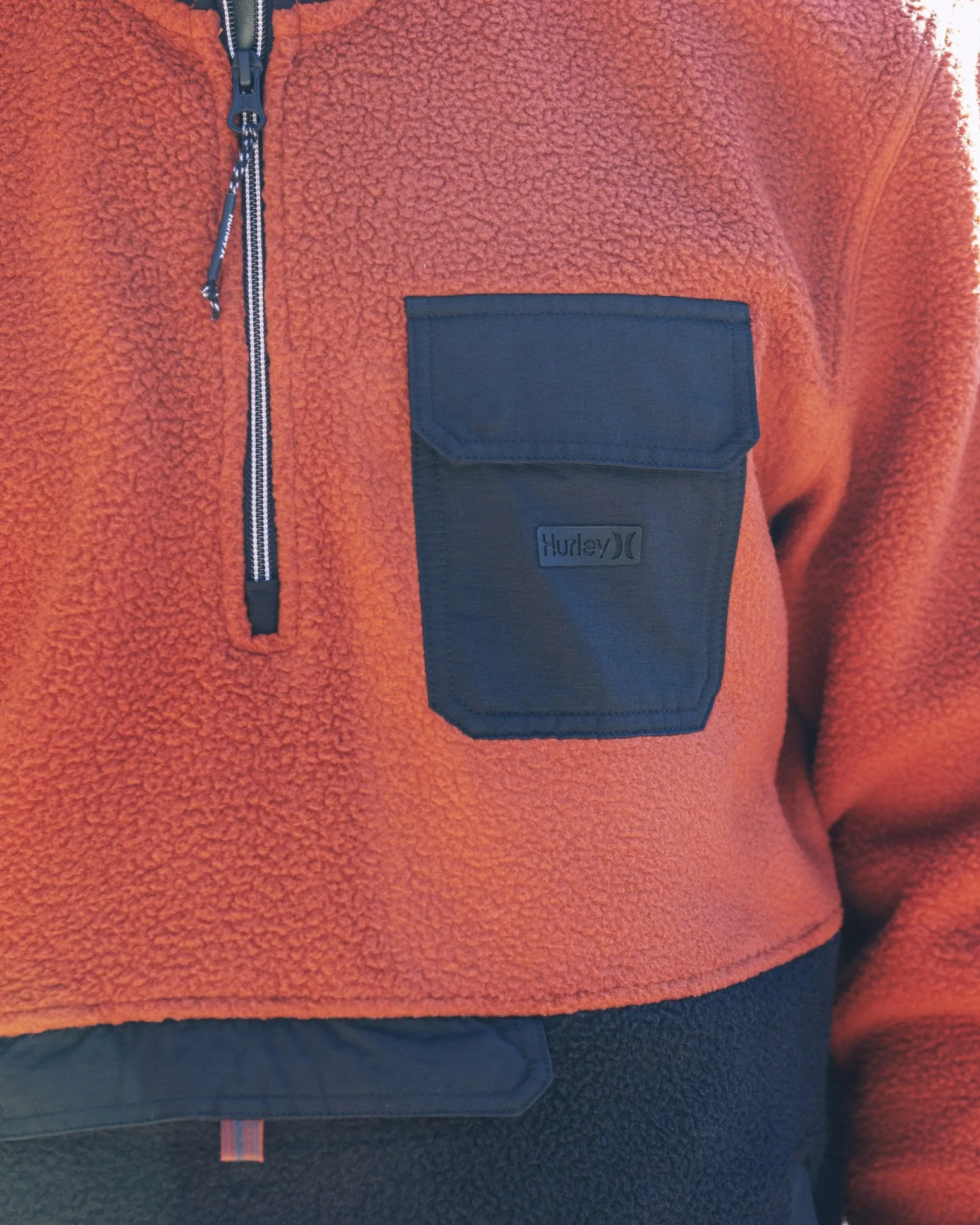 Hurley Hoodies & Fleece*Burrito Sherpa Track 1/4 Zip