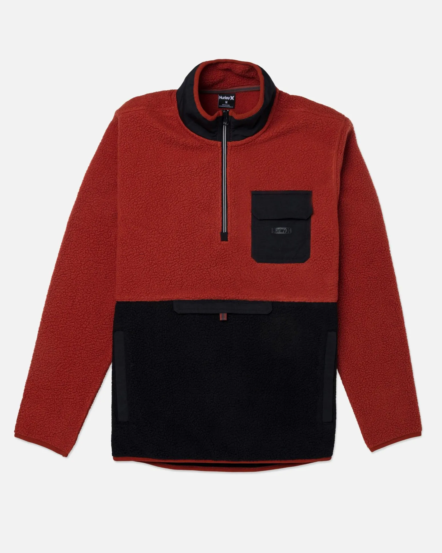 Hurley Hoodies & Fleece*Burrito Sherpa Track 1/4 Zip