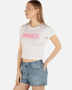 Women Hurley Tops & T-Shirts*Cadet Baby Tee