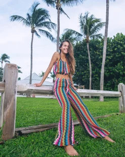 Women Hurley Shorts & Bottoms*Chevron Knit Beach Pant