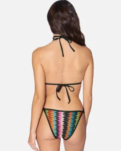 Women Hurley Bikini Bottoms|Bikinis*Chevron Knit Moderate Tie Side Bottom