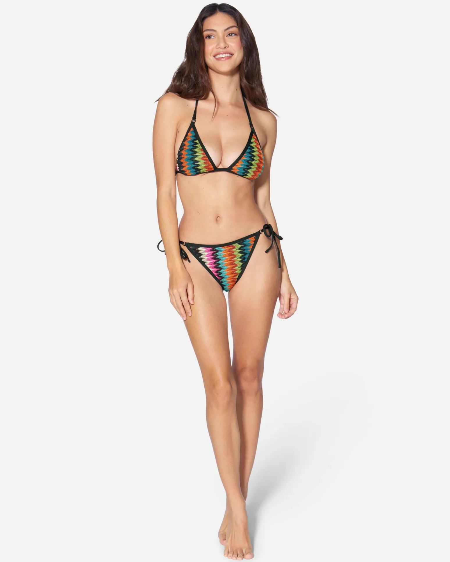 Women Hurley Bikini Tops|Bikinis*Chevron Knit Shoulder Strap Tri Top
