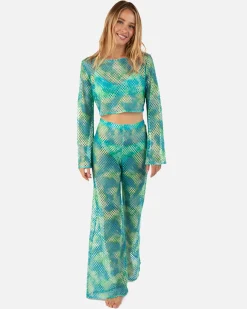 Women Hurley Shorts & Bottoms*Color Wash Mesh Beach Pant