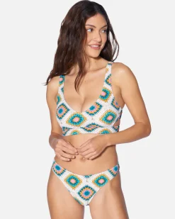 Women Hurley Bikini Bottoms|Bikinis*Crochet Diamonds Cheeky Scoop Bottom