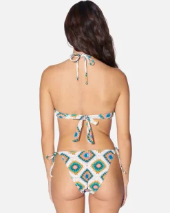 Women Hurley Bikini Bottoms|Bikinis*Crochet Diamonds Moderate Tie Side Bottom