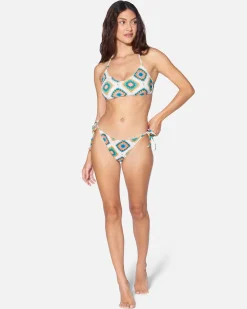 Women Hurley Bikini Tops|Bikinis*Crochet Diamonds Scoop Front Halter