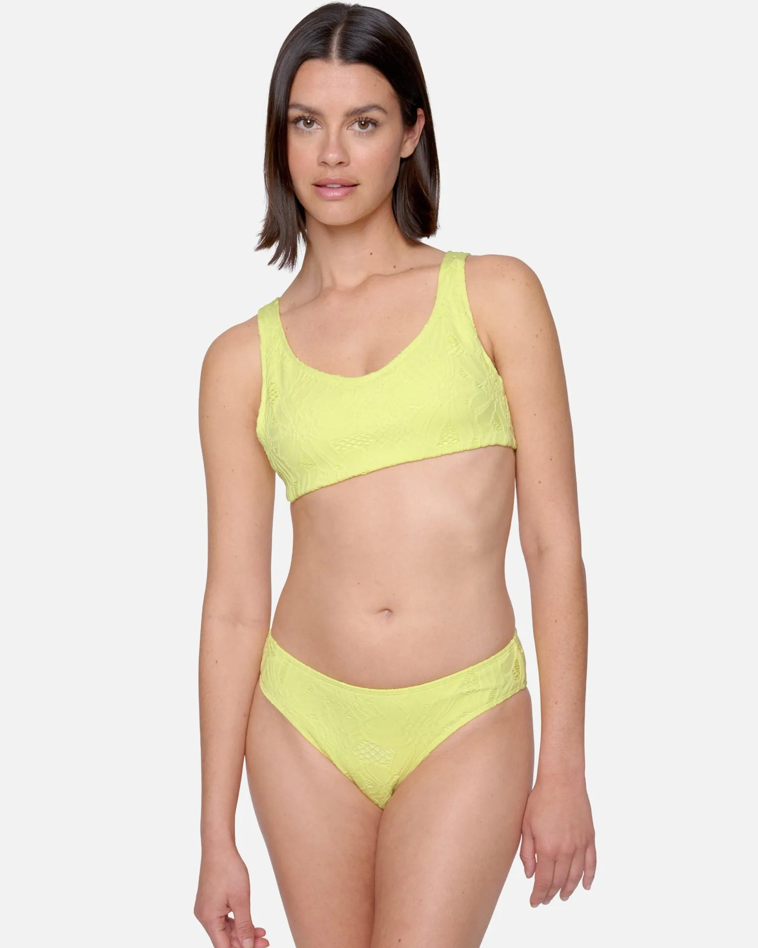 Women Hurley Bikini Bottoms|Bikinis*Crochet Mid Rise Cheeky Bottom