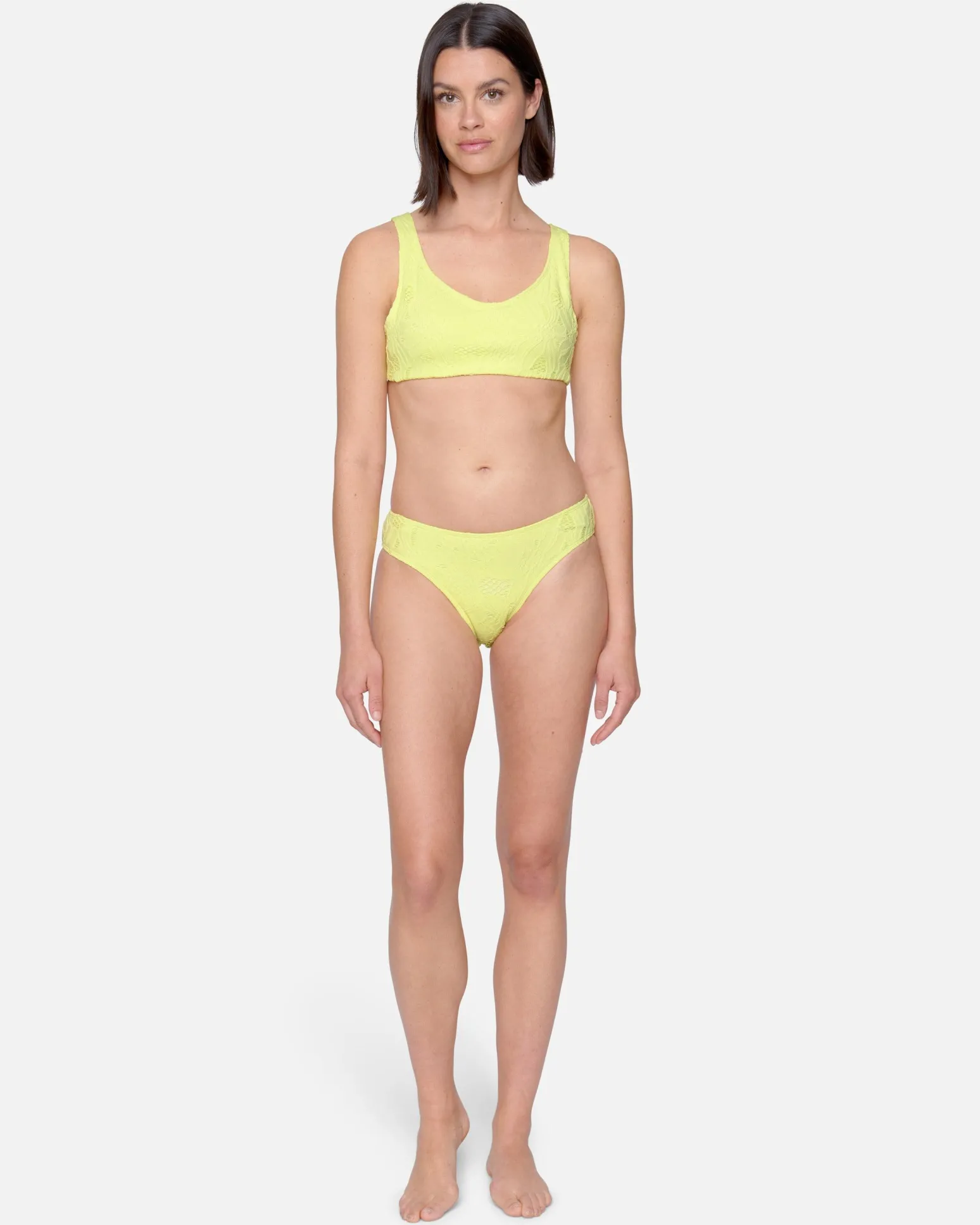 Women Hurley Bikini Bottoms|Bikinis*Crochet Mid Rise Cheeky Bottom
