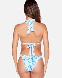 Women Hurley Bikini Bottoms|Bikinis*Daisy Me Rib Front Slide Cheeky Bottom
