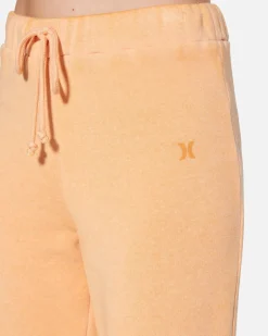 Women Hurley Shorts & Bottoms*Essential Burnout Fleece Wide Leg Pant