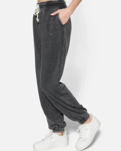 Women Hurley Shorts & Bottoms*Essential Burnout Fleece Jogger Pant