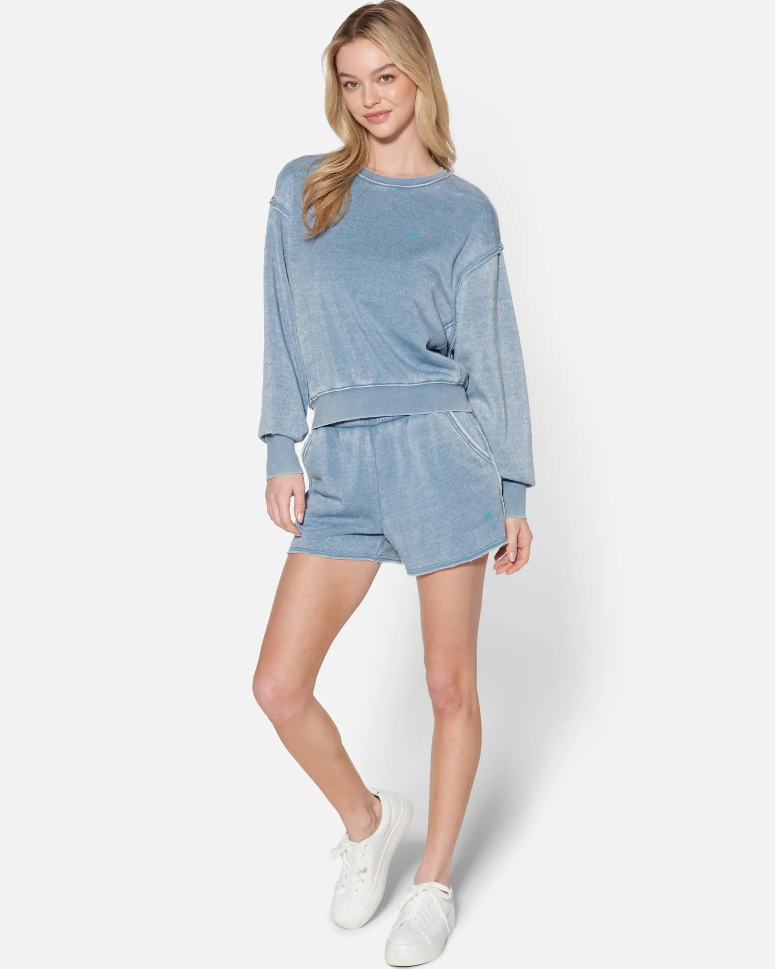 Women Hurley Hoodies & Fleece*Essential Burnout Fleece Crewneck