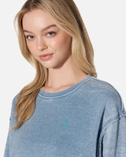 Women Hurley Hoodies & Fleece*Essential Burnout Fleece Crewneck