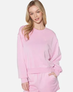 Women Hurley Hoodies & Fleece*Essential Burnout Fleece Crewneck
