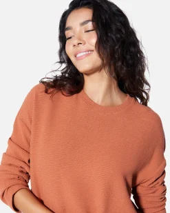 Women Hurley Tops & T-Shirts*ESSENTIAL FLEECE RIBBED LONG SLEEVE TOP