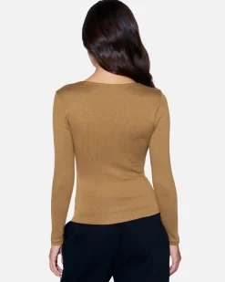 Women Hurley Tops & T-Shirts*ESSENTIAL RUCHED LONG SLEEVE TOP
