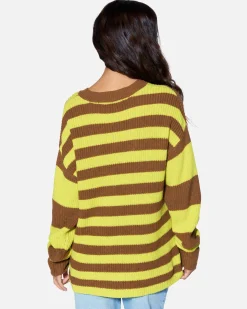 Women Hurley Tops & T-Shirts*ESSENTIAL SERENA STRIPE SWEATER