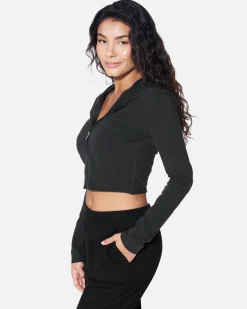 Women Hurley Hoodies & Fleece*ESSENTIAL ZIP UP CROPPED HOODIE