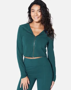 Women Hurley Hoodies & Fleece*ESSENTIAL ZIP UP CROPPED HOODIE