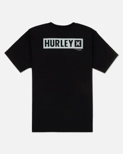 Hurley Tshirts & Tops*Everyday H2O-Dri Box Third Slub Short Sleeve Tee