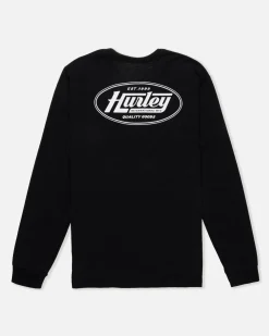 Hurley Tshirts & Tops|Long Sleeves*Everyday H2O-Dri Oil Change Slub Long Sleeve