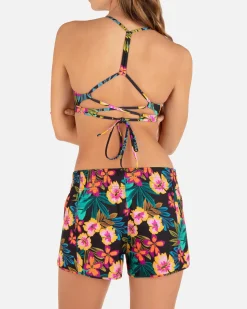 Women Hurley Boardshorts*Fiji Fantasy Aquas Boardshort 2.5"