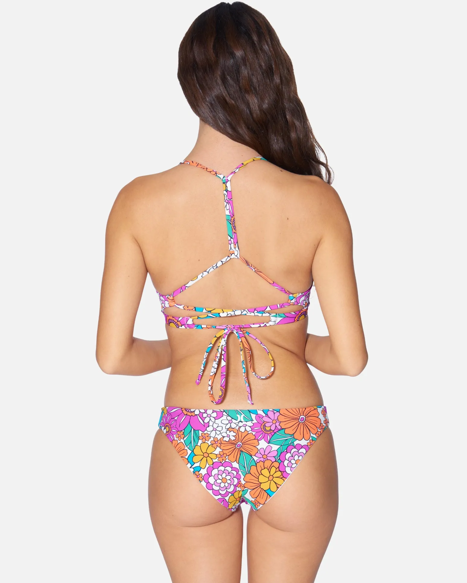 Women Hurley Bikini Bottoms|Bikinis*Groovy Floral Moderate Bottom