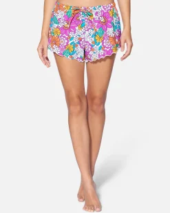 Women Hurley Boardshorts*Groovy Floral Swim Short