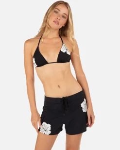 Women Hurley Boardshorts*Hibiscus 3" Cargo Boardshort
