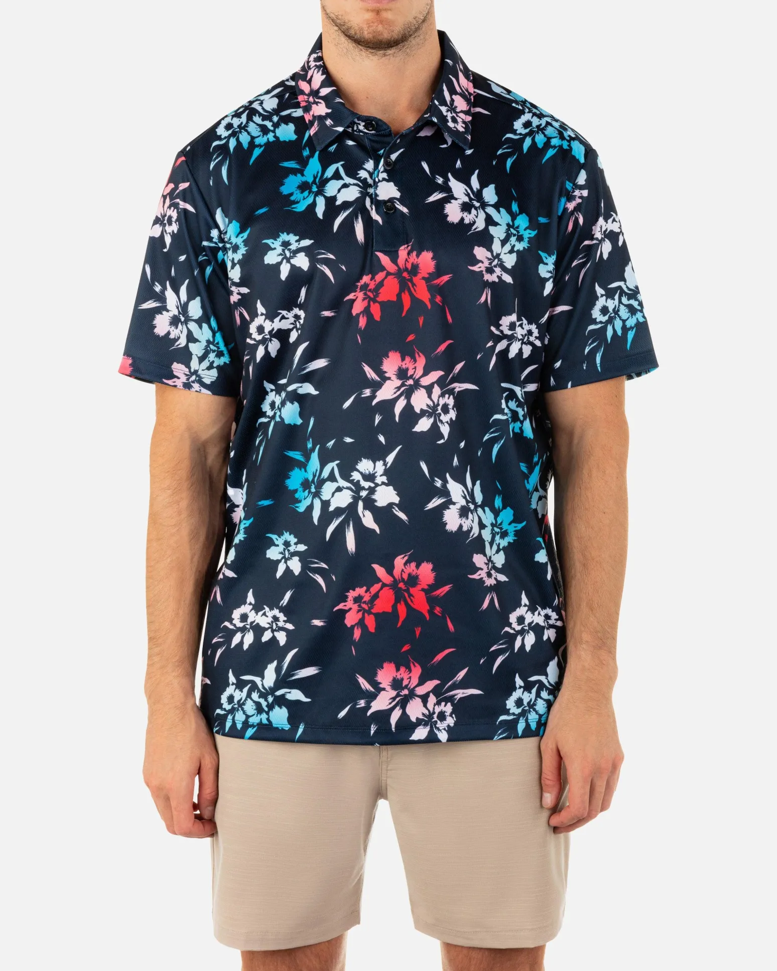 Hurley Polo Shirts|Tshirts & Tops*H2O-Dri Ace Fiesta Mesh Polo