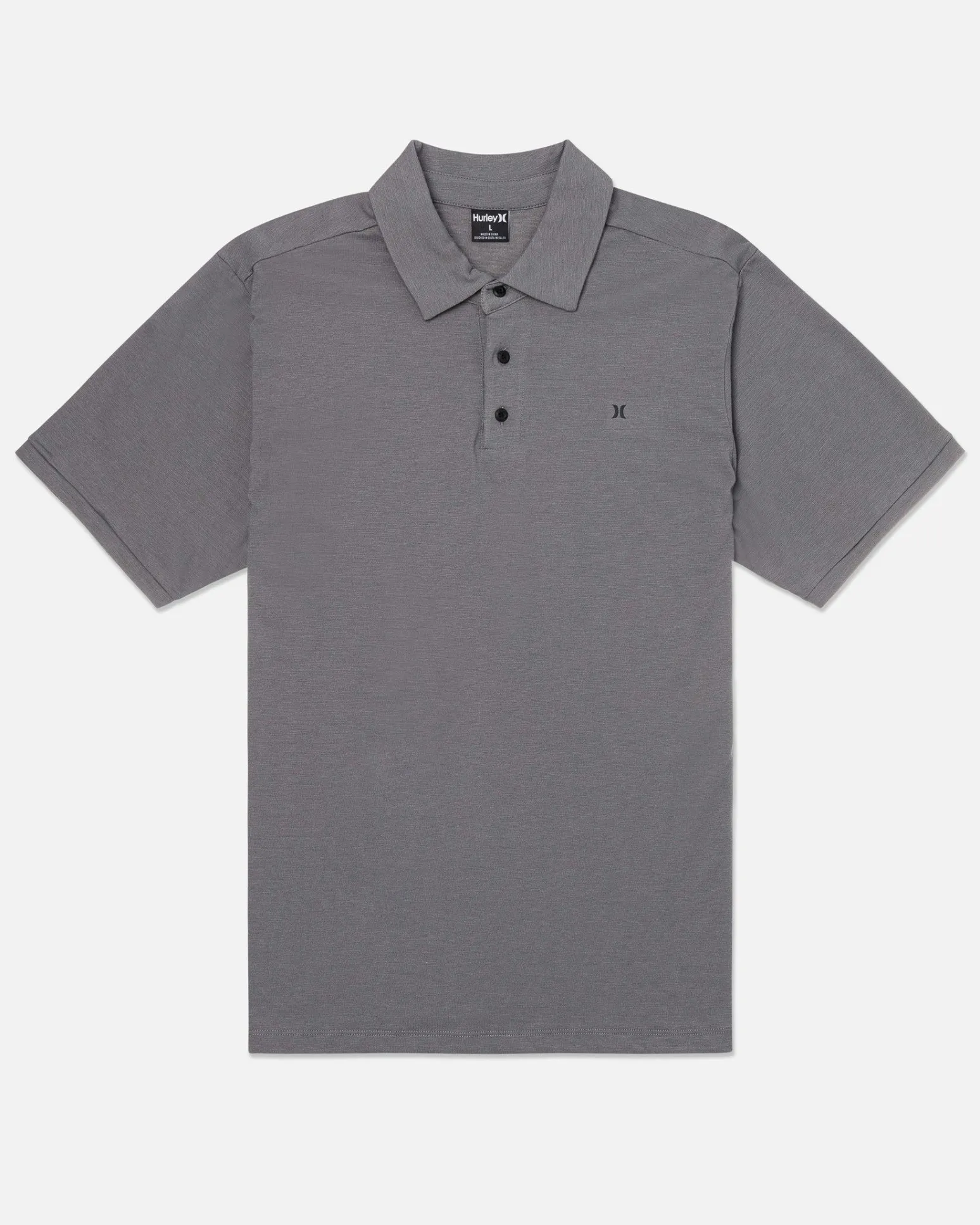 Hurley Polo Shirts|Tshirts & Tops*H2O-Dri Ace Slub Short Sleeve Polo