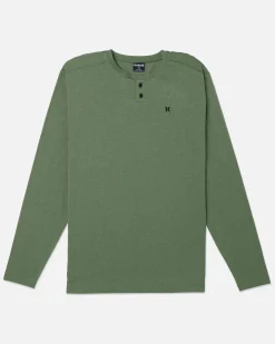 Hurley Tshirts & Tops|Long Sleeves*H2O-Dri Slub Long Sleeve Henley