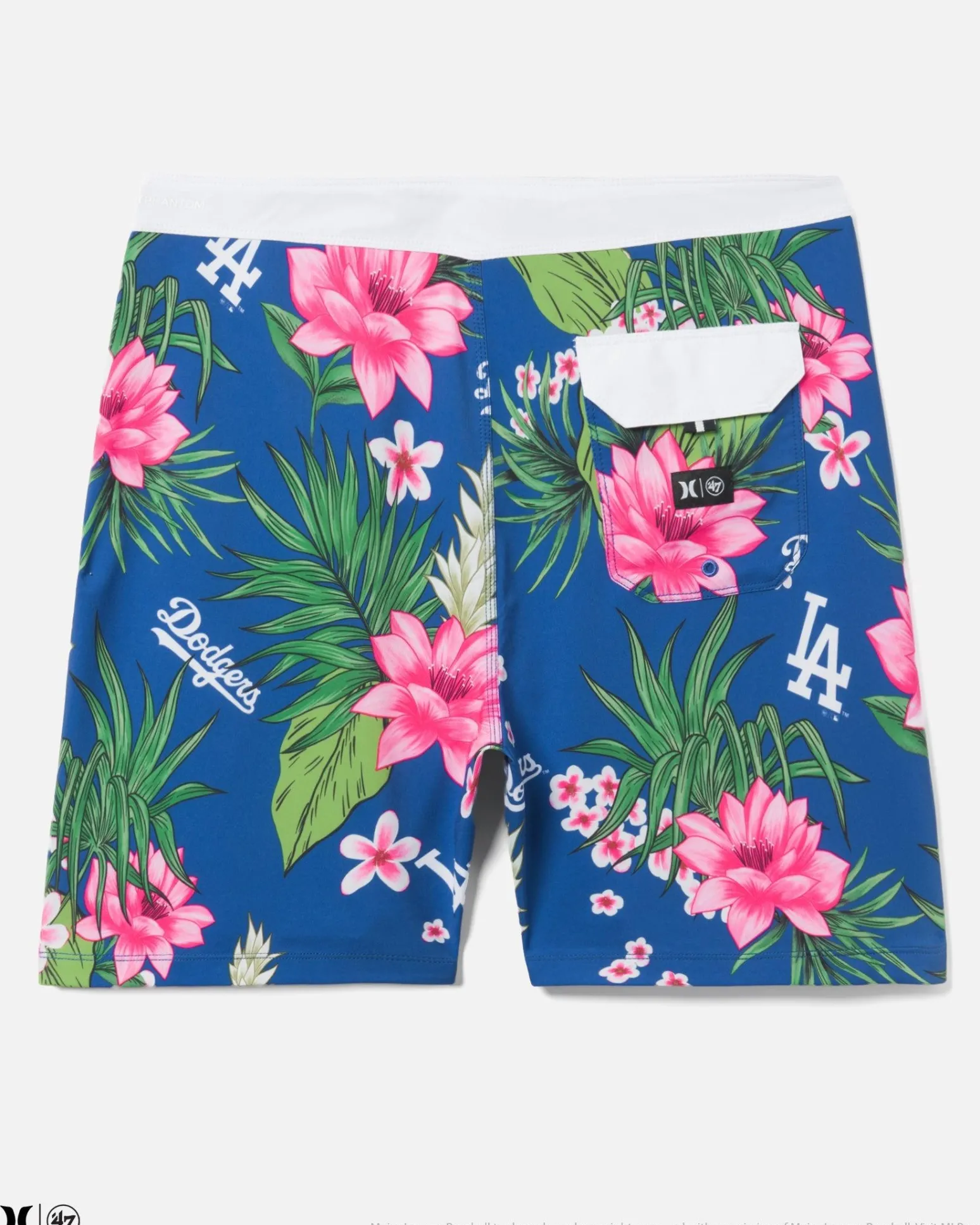 Hurley Boardshorts*X 47 Los Angeles Dodgers Phantom Tailgate Tropics Boardshorts 18"
