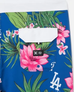 Hurley Boardshorts*X 47 Los Angeles Dodgers Phantom Tailgate Tropics Boardshorts 18