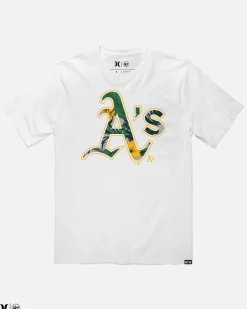 Hurley Tshirts & Tops*X 47 Oakland Athletics Short Sleeve T-Shirt