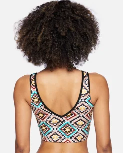 Women Hurley Bikini Tops|Bikinis*X Black Girls Surf Max Long Line Bikini Top