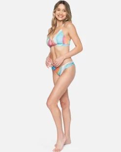 Women Hurley Bikini Bottoms|Bikinis*X Moore Aloha Max Retro Wave Moderate Bikini Bottom