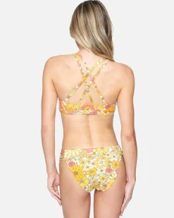 Women Hurley Bikini Bottoms|Bikinis*X Moore Aloha Max Bloomin Groove Moderate Bikini Bottom
