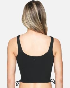 Women Hurley Bikini Tops|Bikinis*X Moore Aloha Max Solid Crop Tank