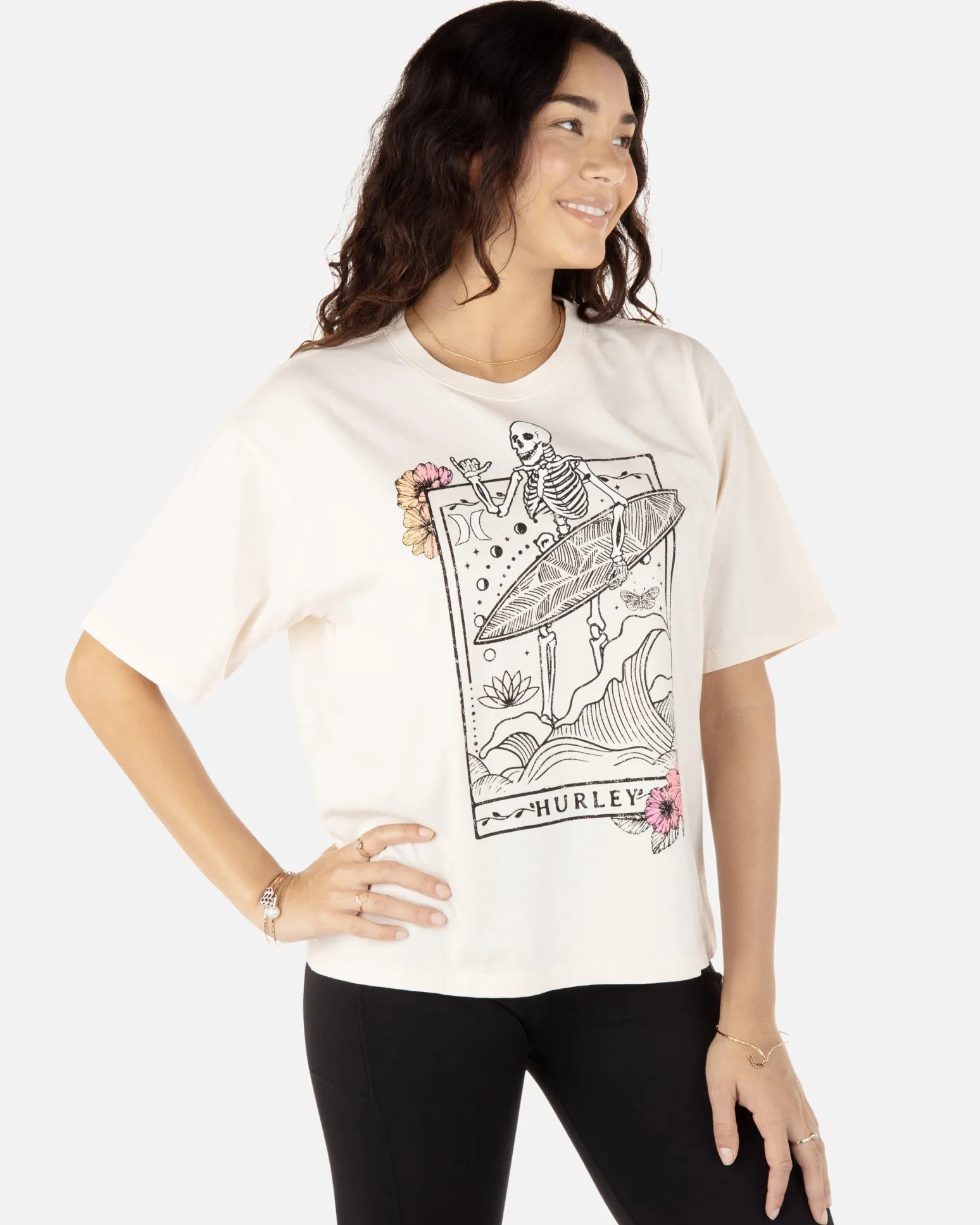 Women Hurley Tops & T-Shirts*Inner Illumination Slim Boyfriend Tee