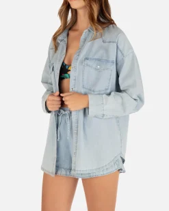 Women Hurley Tops & T-Shirts*Jackson Western Long Sleeve Button Up
