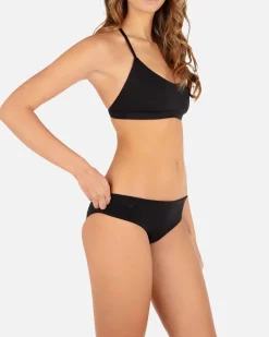 Women Hurley Bikini Tops|Bikinis*Max Solid Pull On V Back Top