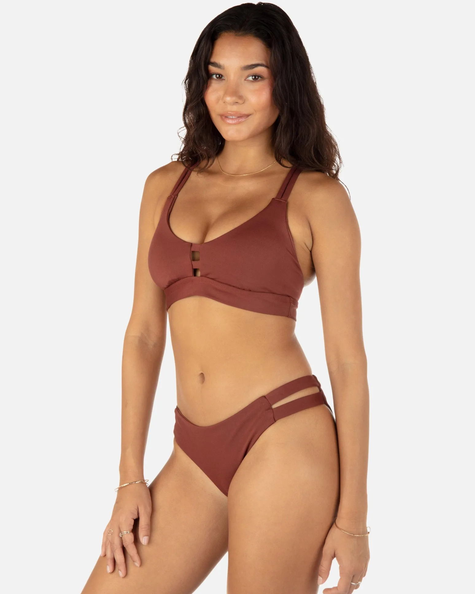 Women Hurley Bikini Tops|Bikinis*Max Solid Scoop Top