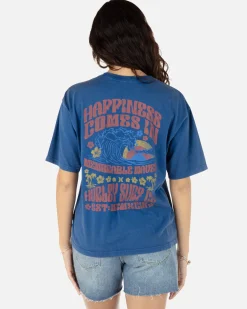 Women Hurley Tops & T-Shirts*Memorable Waves Boyfriend Tee