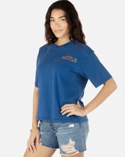 Women Hurley Tops & T-Shirts*Memorable Waves Boyfriend Tee